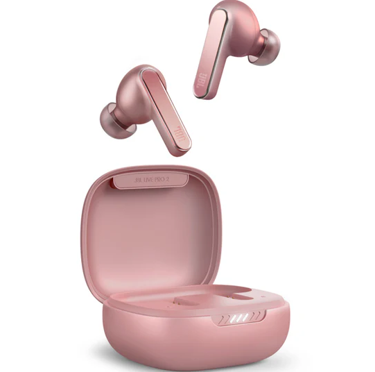JBL Live Pro 2 True Wireless Noise Cancelling Earbuds | Rose JBL Live Pro 2 True Wireless Noise Cancelling Earbuds | Rose